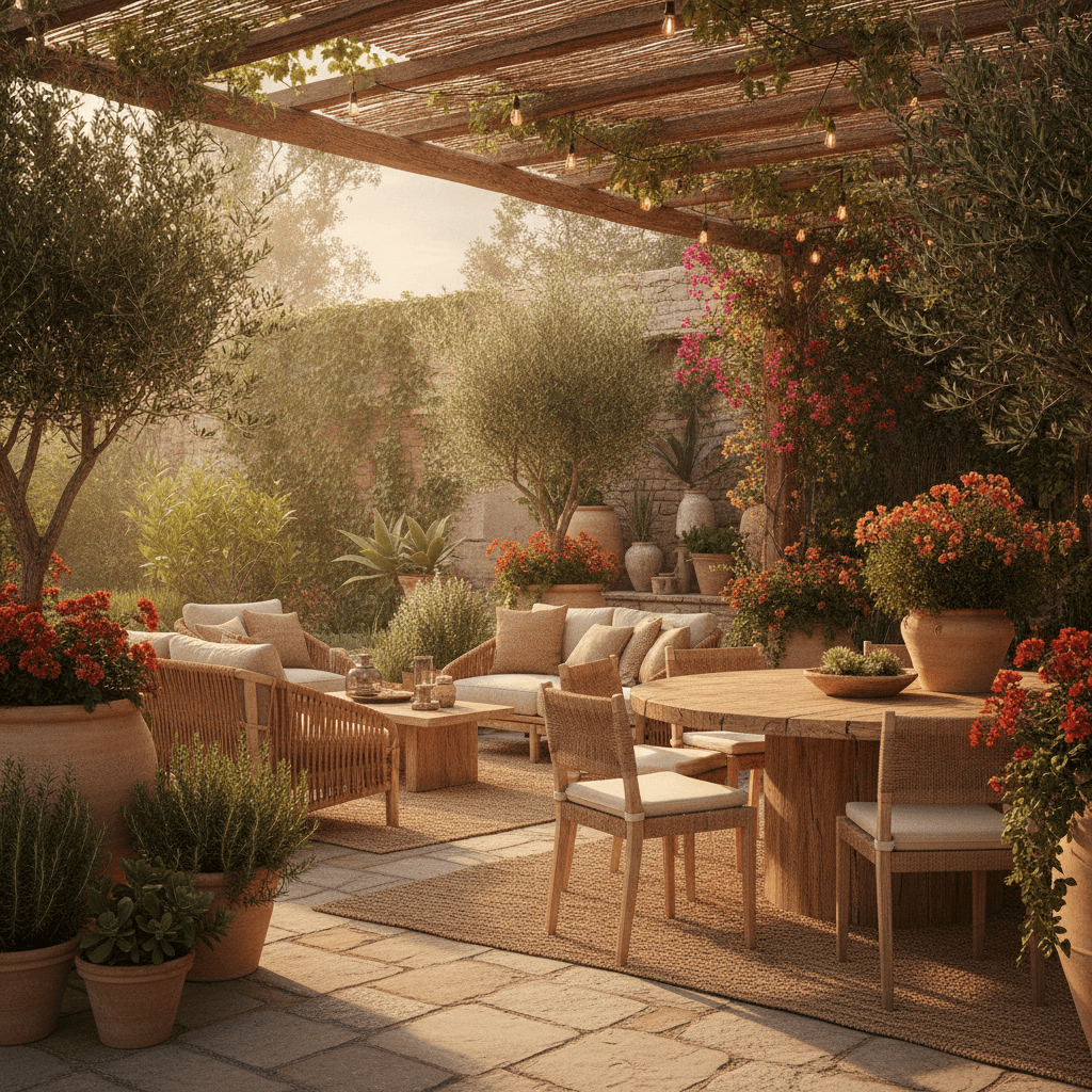 Terrasse et jardin aménagés Coin Extérieur