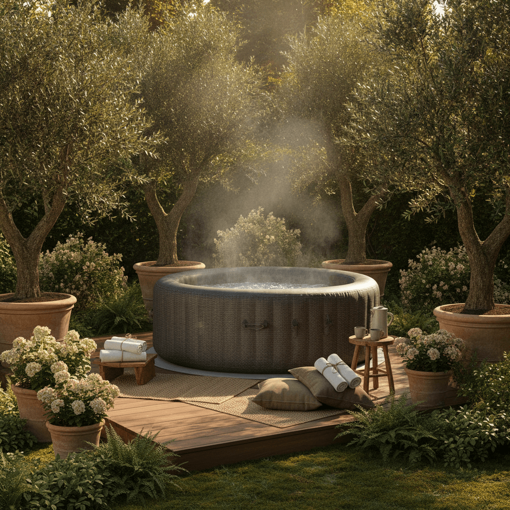 Spa gonflable premium Coin Extérieur