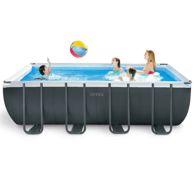 Piscine tubulaire INTEX Ultra XTR rectangulaire L. 5,49 x l. 2,74 x H. 1,32 m - Image 1